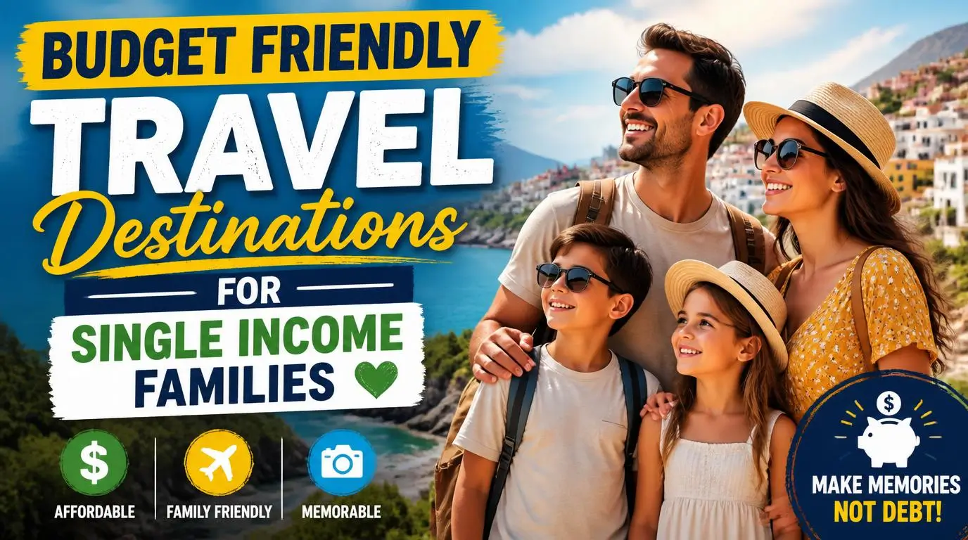 Budget Friendly Travel Destinations for Single Income Families
