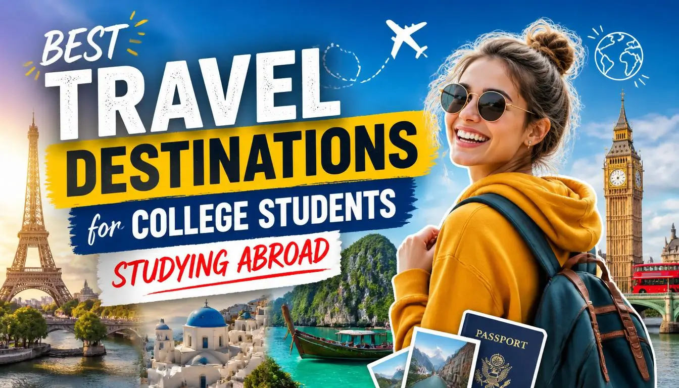 Best Travel Destinations for College Students Studying Abroad