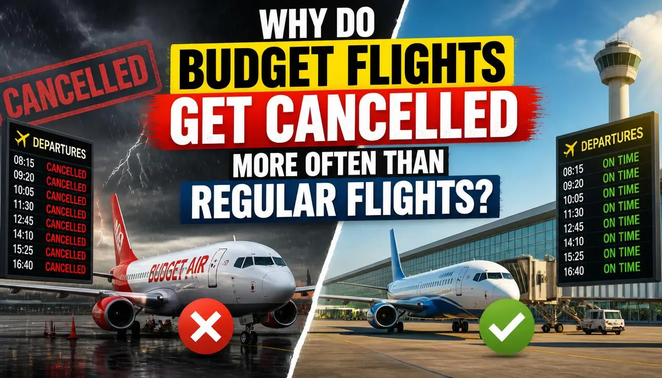 Why Do Budget Flights Get Cancelled More Often Than Regular Flights?